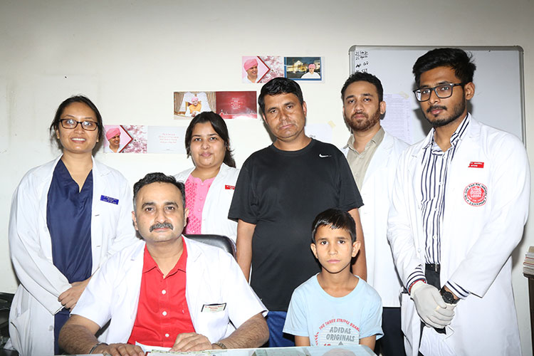 DOCTORS REMOVE WHISTLE TRAPPED INSIDE THE BREATH TRACT OF 11 YEARS OLD CHILD AT SHRI MAHANT INDIRESH HOSPITAL