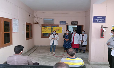 REPORT OF ‘WORLD HEALTH DAY – 2021’  OBSERVATION AT THE INSTITUTE